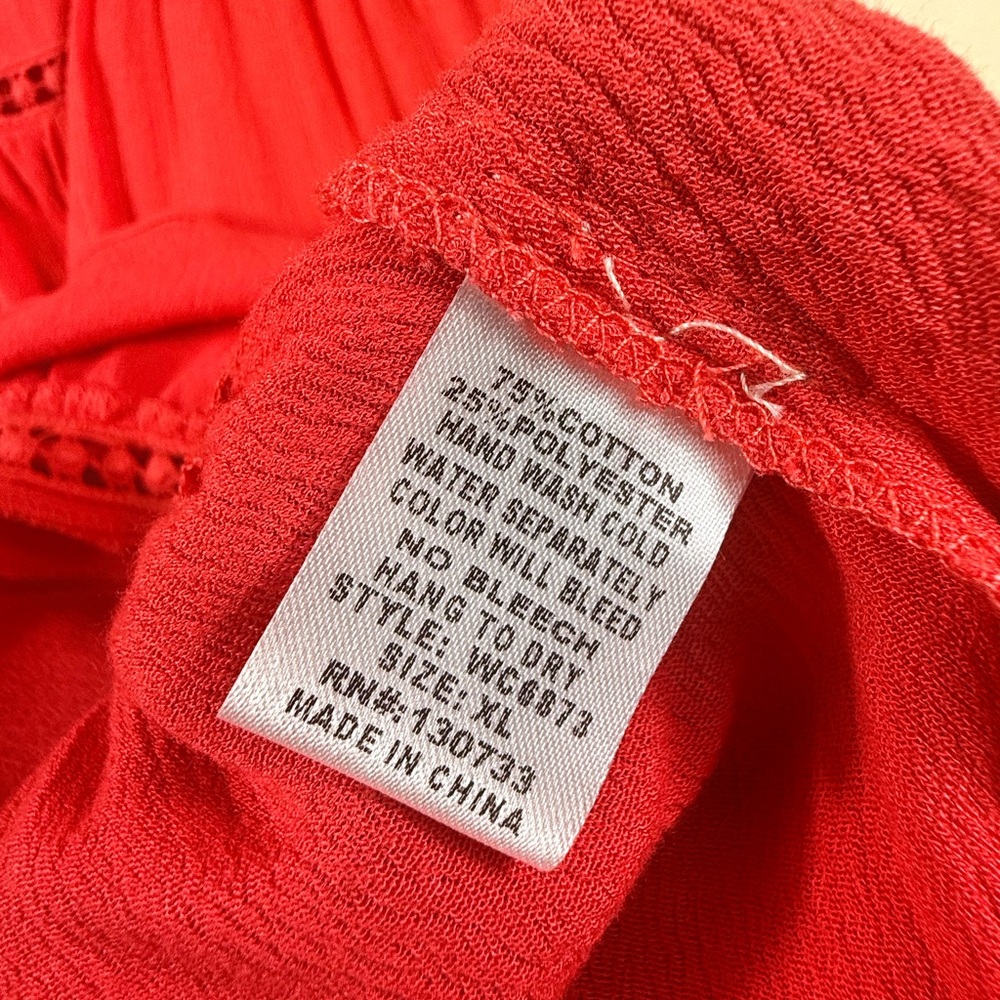 Umgee Coral Cold-Shoulder Tunic Dress Womens XL - Picture 7 of 11